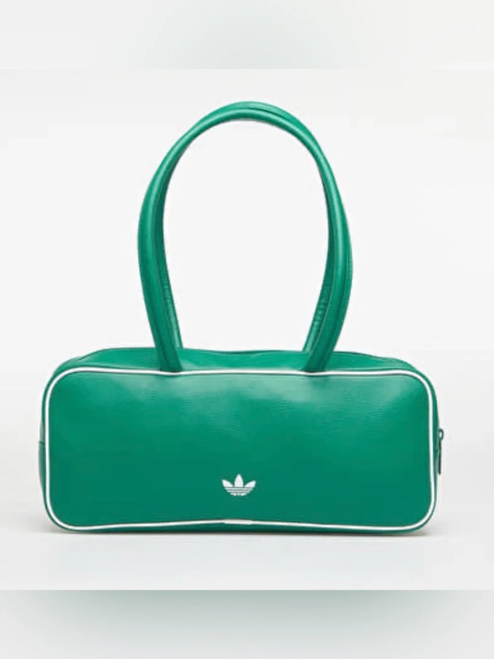 adidas Green Elongated Airliner Bag with White Trim NWT - Picture 1 of 7